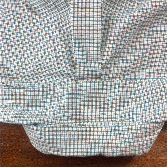 Mens Ralph Lauren Blue Label Green White long Sleeve Button Down Shirt Large - Picture 9 of 11